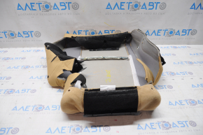 Rear right seat trim 2nd row Dodge Journey 11- upper part, brown leather