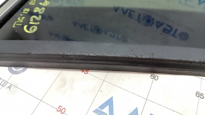 Window blind glass rear left VW Tiguan 18- chrome, scratches on the trim