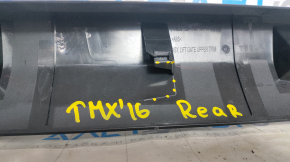 Tesla Model X 16-21 black trunk door trim, broken fasteners