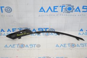 Rear bumper molding left Polestar 2 21- black gloss