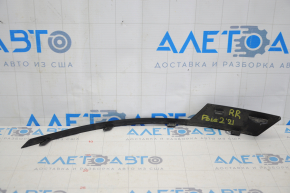 Molding rear bumper right Polestar 2 21- black gloss scratches