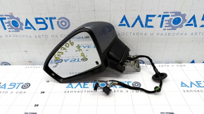 Side mirror left VW Tiguan 18- 6+2 pins, BSM, turn signal, heated, graphite