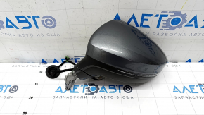Side mirror left VW Tiguan 18- 6+2 pins, BSM, turn signal, heated, graphite