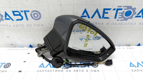 Side mirror right VW Tiguan 18- 6+2 pins, BSM, turn signal, heated, graphite, scratch
