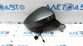 Side mirror right VW Tiguan 18- 6+2 pins, BSM, turn signal, heated, graphite, scratch