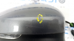 Side mirror right VW Tiguan 18- 6+2 pins, BSM, turn signal, heated, graphite, scratch