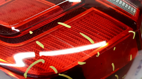 Light outer wing left VW Tiguan 18-usa, worn, debris inside