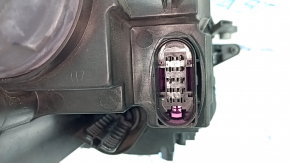 Headlight front left VW Tiguan 18 - bare halogen, LED DRL, scratch, broken mount