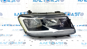 Headlight front right VW Tiguan 18- bare halogen, DRL LED