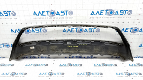 Front bumper trim lower VW Tiguan 18 - scratches, non-factory holes