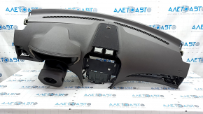 Torpedo front panel with AIRBAG Lincoln MKZ 13-20 black, crack in mount