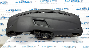 Torpedo front panel with AIRBAG VW Tiguan 18 - black, rusty pyropatron, needs cleaning, peeled coating, broken