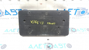 Front license plate area Mercedes GLS-class X166 13-16 scratches