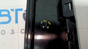 Door trim side rear right VW Tiguan 18 - black gloss, broken guides, broken fastening, worn