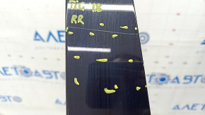 Door trim side rear right VW Tiguan 18 - black gloss, broken guides, broken fastening, worn