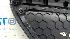 Door trim card rear right VW Tiguan 18 - black, scratches, abrasions, peeling coating on the handle, broken fastening, missing fastening element