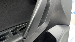 Door trim card front left VW Tiguan 18 - black, with a tweeter, for dry cleaning, scratches, abrasions, peeling coating on the handle