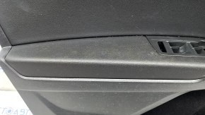Door trim card front left VW Tiguan 18 - black, with a tweeter, for dry cleaning, scratches, abrasions, peeling coating on the handle