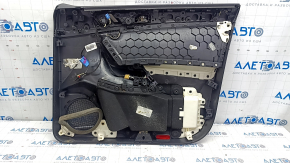 Door trim card front left VW Tiguan 18 - black, with a tweeter, for dry cleaning, scratches, abrasions, peeling coating on the handle