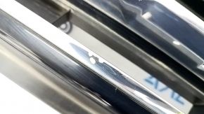 Radiator grill VW Tiguan 18 - without emblem, under radar cruise, pokes on chrome
