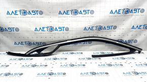 Upper front door molding left Mercedes GLS-class X166 13-19 chrome with glass seal