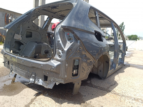 Quarter wing rear right VW Tiguan 18-long, on the body, graphite, dents