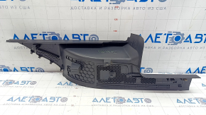 Door sill trim rear left VW Tiguan 18- black, type 1, scratches, broken fastening