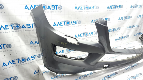 Bare front bumper Mercedes GLS-class X166 13-16 for parking sensors, for washer, silver, scratches