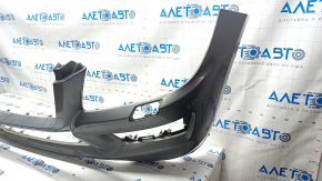 Bare front bumper Mercedes GLS-class X166 13-16 for parking sensors, for washer, silver, scratches