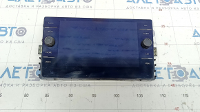 Radio tape recorder VW Tiguan 18- 8 buttons without navigation, working, driftwood, chips