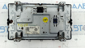 Radio tape recorder VW Tiguan 18- 8 buttons without navigation, working, driftwood, chips