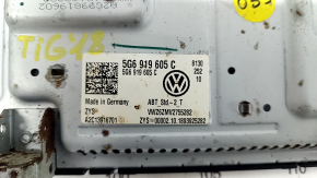 Radio tape recorder VW Tiguan 18- 8 buttons without navigation, working, driftwood, chips