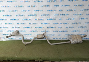Exhaust line middle part with muffler Chrysler Pacifica 17- 3.6 FWD