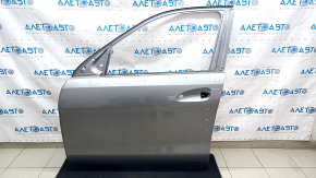 Bare front door left Mercedes GLS-class X166 13-19 silver 792, painted 0.2-0.3