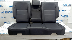 Rear seat upholstery 2nd row VW Tiguan 18 - black leather, dry cleanable