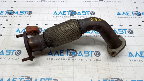 Hyundai Sonata 11-15 hybrid exhaust pipe, mesh torn
