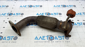 Hyundai Sonata 11-15 hybrid exhaust pipe, mesh torn