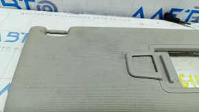 Right visor VW Tiguan 18 - gray, without hook, needs cleaning, broken mount
