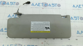 Right visor VW Tiguan 18 - gray, without hook, needs cleaning, broken mount