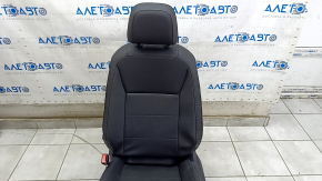Driver's seat VW Tiguan 18- without airbag, electric, leather, black, dented, electrics not working, dry cleaning