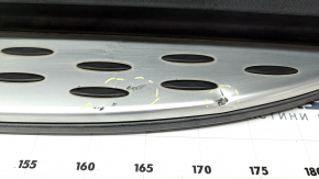 Left threshold Mercedes GLS-class X166 13-19 with step, with illumination, dented, scratches, broken chip