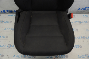 Passenger seat Polestar 2 21- with airbag, electric + mechanical, heated, black cloth, for cleaning, scratch