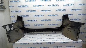 Bare rear bumper Chrysler Pacifica 17-23 under the lip, parking sensors, broken mount, dents, black