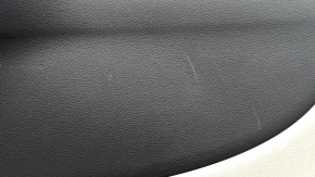 Door trim card rear right Chrysler Pacifica 17- under curtain, gray with black leather, scratches, abrasions, for dry cleaning, plastic turned white