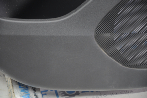 Door trim card rear left Polestar 2 21- black, plastic, armrest cloth, insert black cloth, scratches