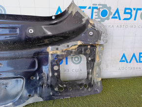 Rear panel Audi A6 C7 12-18 2 parts, drilled, black