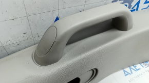 Center pillar trim upper belt right Chrysler Pacifica 17- gray with handle, scratches, abrasions