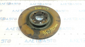 Front right brake disc Mercedes GLS-class X166 13-19 350/32mm