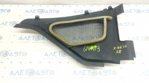 Windscreen wiper grille plastic right Mercedes GLS-class X166 13-19 seal torn