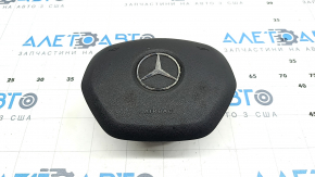 Airbag in steering wheel driver Mercedes GLS-class X166 13-16 black, chrome finish